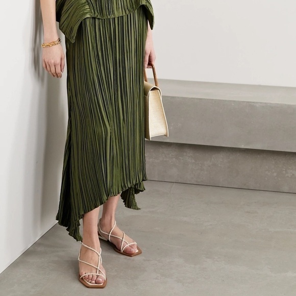 Cult Gaia Juno Leather Sandal 37.5 - Picture 14 of 14